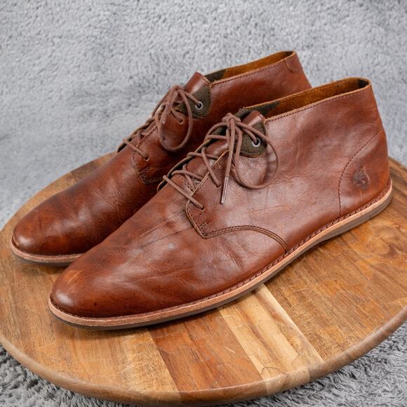 Timberland Ankle Men\'s Chukka Boots Brown Leather Size US 11 - A152E main image 6